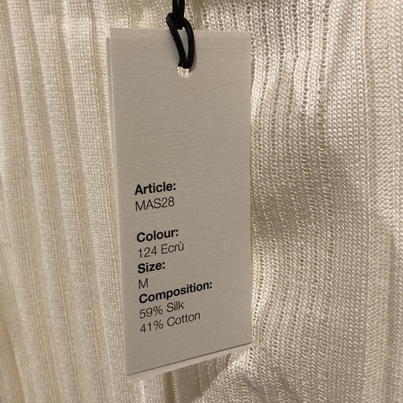MAISON MERE RIBBED IVORY TOP - Picture 5 of 8